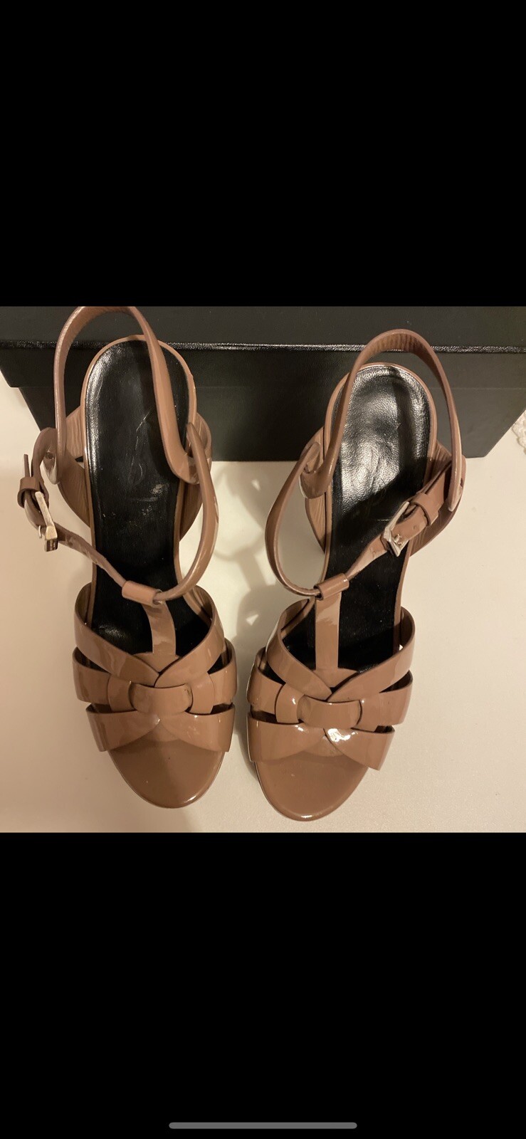 Yves Saint Laurent Tribute Heels - Nude - Uk 3
