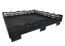 stove base, decorative stove base made of thick sheet metal