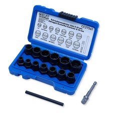 Mutter Ausdreher Schraubenausdreher Linksausdreher 8-19mm 15tlg