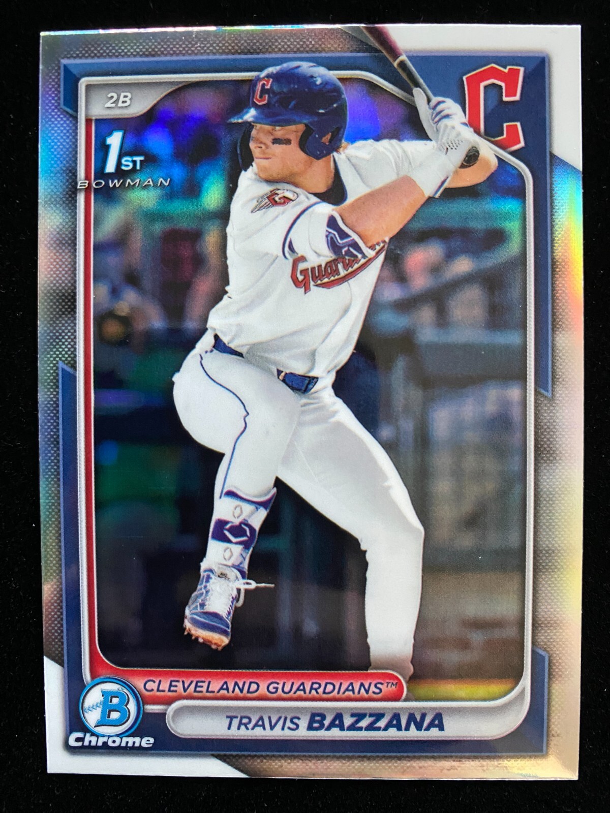 2024 Bowman Chrome Draft TRAVIS BAZZANA 1st Rookie REFRACTOR (3) Card RC SP Lot