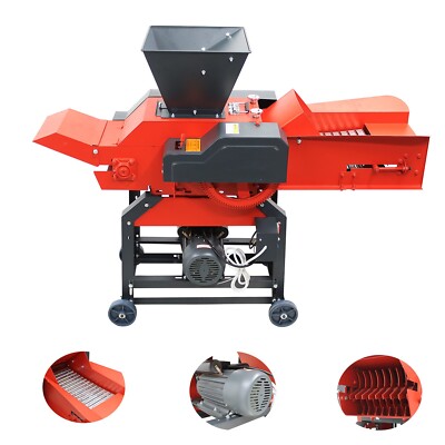 Integrated Machine:Grass Cutting And Silk Kneading Machine W/4-Blade 220V 239902