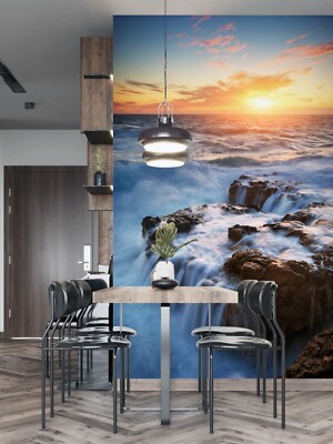 3D Sun Waterfall G791 Wallpaper Wall Murals Removable Self-adhesive Coco