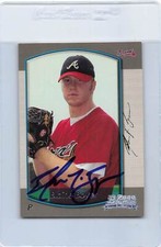 2000 Bowman #94 Blaine Boyer Braves Signed Auto *H5123