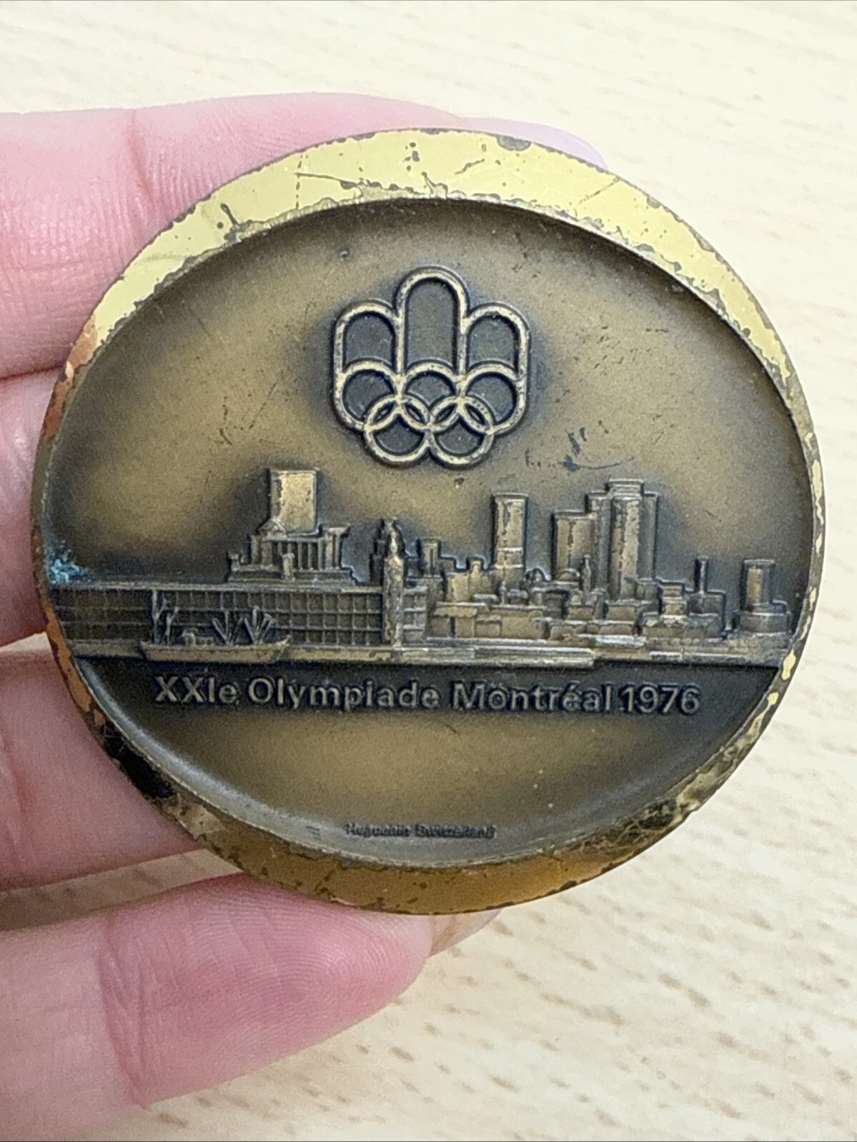 Médaille XXIè Olympiades Montréal 1976