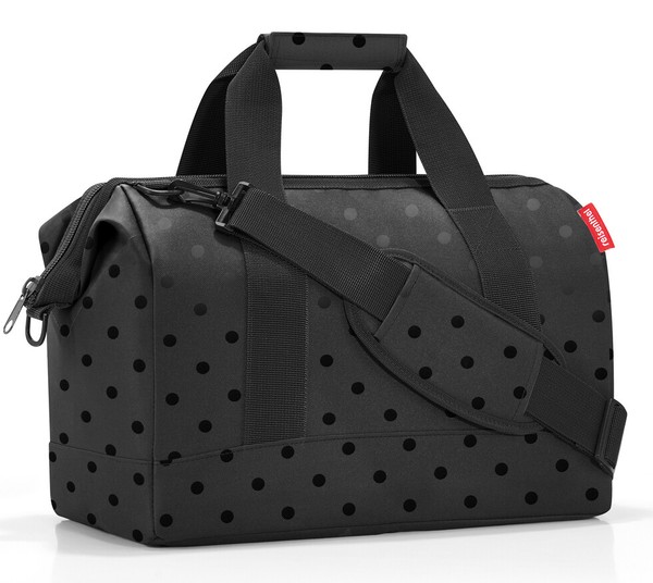 Reisenthel Allrounder M Tasche Reisetasche Glossy Dots Black MS7075-image