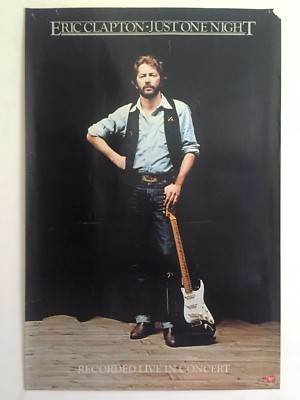 VINTAGE 1980 RARE ERIC CLAPTON 