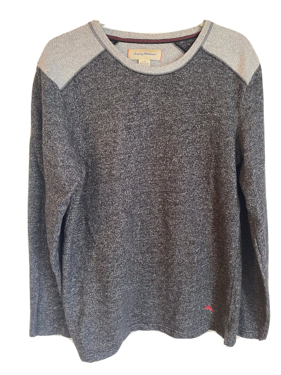 Tommy Bahama Men's Pullover Crew Neck Sweatshirt Gray Size Large