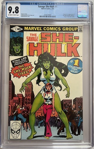 Savage She-Hulk #1 (1980) 1st App She-Hulk - CGC 9.8  Disney + Series Hot!🔥🔥🔥
