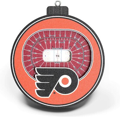 NHL Philadelphia Flyers Baumschmuck 3-D Stadion Anhänger Ornament Weihnachtsbaum