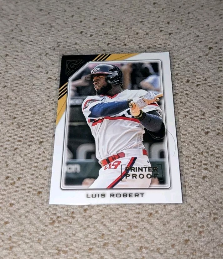 2022 LUIS ROBERT TOPPS GALLERY PRINTER PROOF #57 (WHITE SOX)