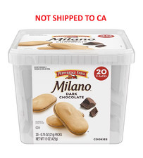 Pepperidge Farm Milano Cookies Dark Chocolate 20 Pk 40 Cookies Single Serve