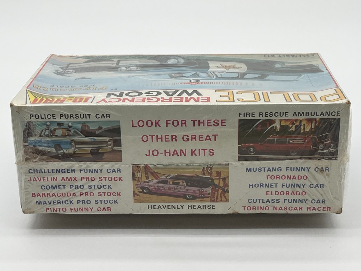 Jo-Han 60 Plymouth Police Emergency Wagon 1960 Plastic Model Kit