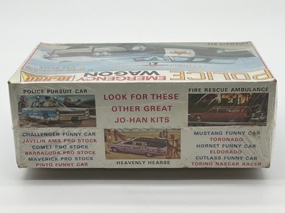 Jo-Han 60 Plymouth Police Emergency Wagon 1960 Plastic Model Kit
