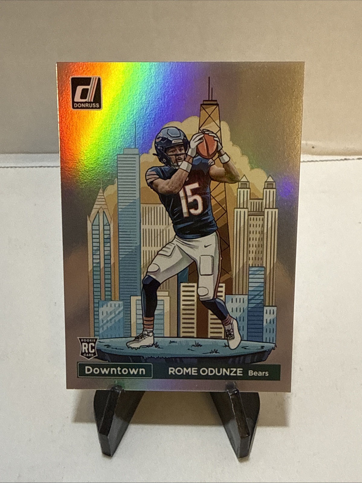 2024 Panini Donruss Downtown! Rome Odunze #15 (RC)