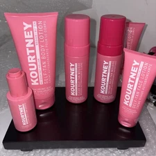 Kourtney Keller Self Tanning Lotion Set 5 Piece Set BRAND NEW SEALED