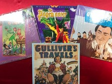 4 Laser Discs Hoppity Goes To Town, Pagemaster, 2 -different Gulliver  s Travels