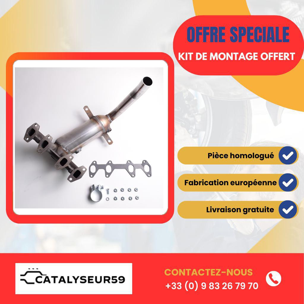 Catalyseur Fiat Panda 1.2 essence idéal pour contrôle technique