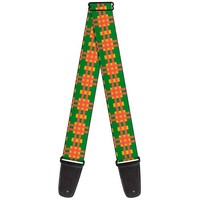 Guitar Strap - Plaid Gold/Green/Pink (Us Import) ACC NEU