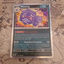 WEEZING 110/165 SCARLATTO E VIOLETTO RARA HOLO CARTA POKEMON NM