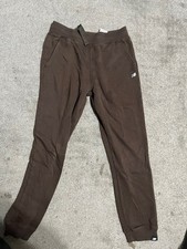 New Balance Kids Size Medium Brown Fleece Joggers Sweatpants