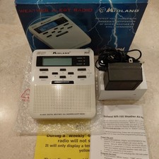 Vtg Midland Weather Monitor Hazards Alerts WR-100 Emergency Broadcast System