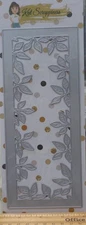 Kat Scrappiness; Slimline Foliage Frame die; 8.5" long; NEW.