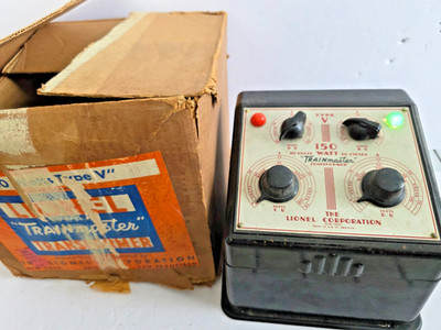 Vintage Lionel Trains Type ''V'' 150 Watt 4CH Trainmaster Transformer *tested''