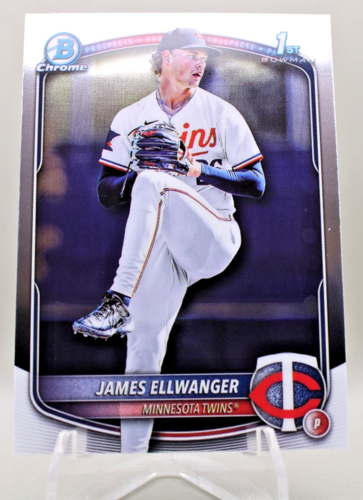 2025 Bowman Draft Chrome - #BDC-164 James Ellwanger Twins