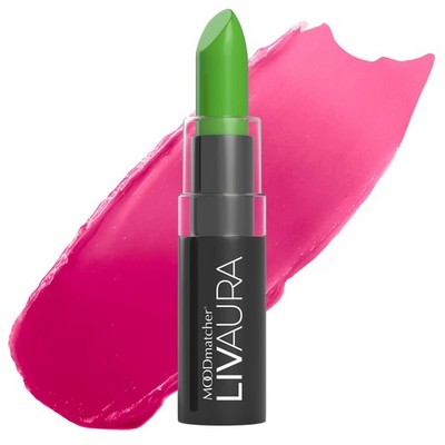 LIVAURA MOODmatcher Long Lasting Lipstick for Women   Made in USA (Green)