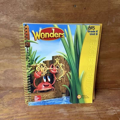 McGraw-Hill Educaiton Reading Wonders Teachers Edition Grade K Unit 9 2014 U.S.A