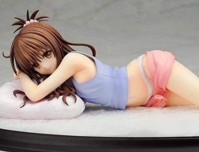 Yuuki Mikan Relaxing To LOVE-Ru Kawaii Anime Figure Model Statue PVC 2  [No Box]