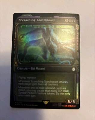Screeching Scorchbeast (Showcase) Universes Beyond: Fallout Foil