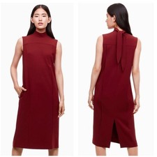 ARITZIA BABATON -NWT- Beaux Tie Neck Red Dress | 8