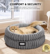 Soft Plush Faux Fur Cat Bed Kitten Bed Washable Cat Beds . Dog beds. Pet beds