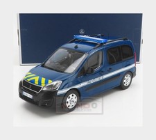 1:18 NOREV Peugeot Partner Gendarmerie 2018 Blue Yellow NV184895 Model