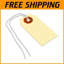 Durable 10pt Manila Cardstock Tags, Pack of 1000