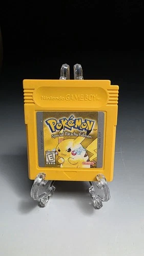 Pokemon Yellow Version (Nintendo Gameboy Color, 1998) GBC Authentic New Battery