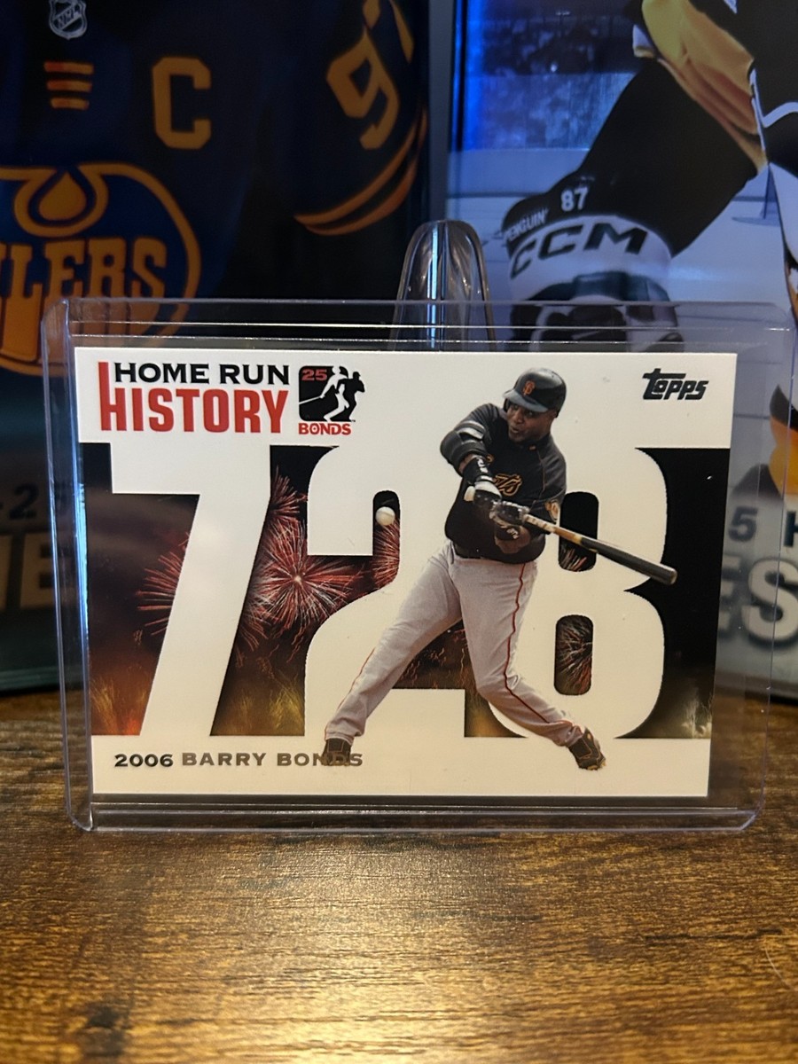 2006 TOPPS BASEBALL BARRY BONDS HOME RUN HISTORY 728 #BB728 | eBay