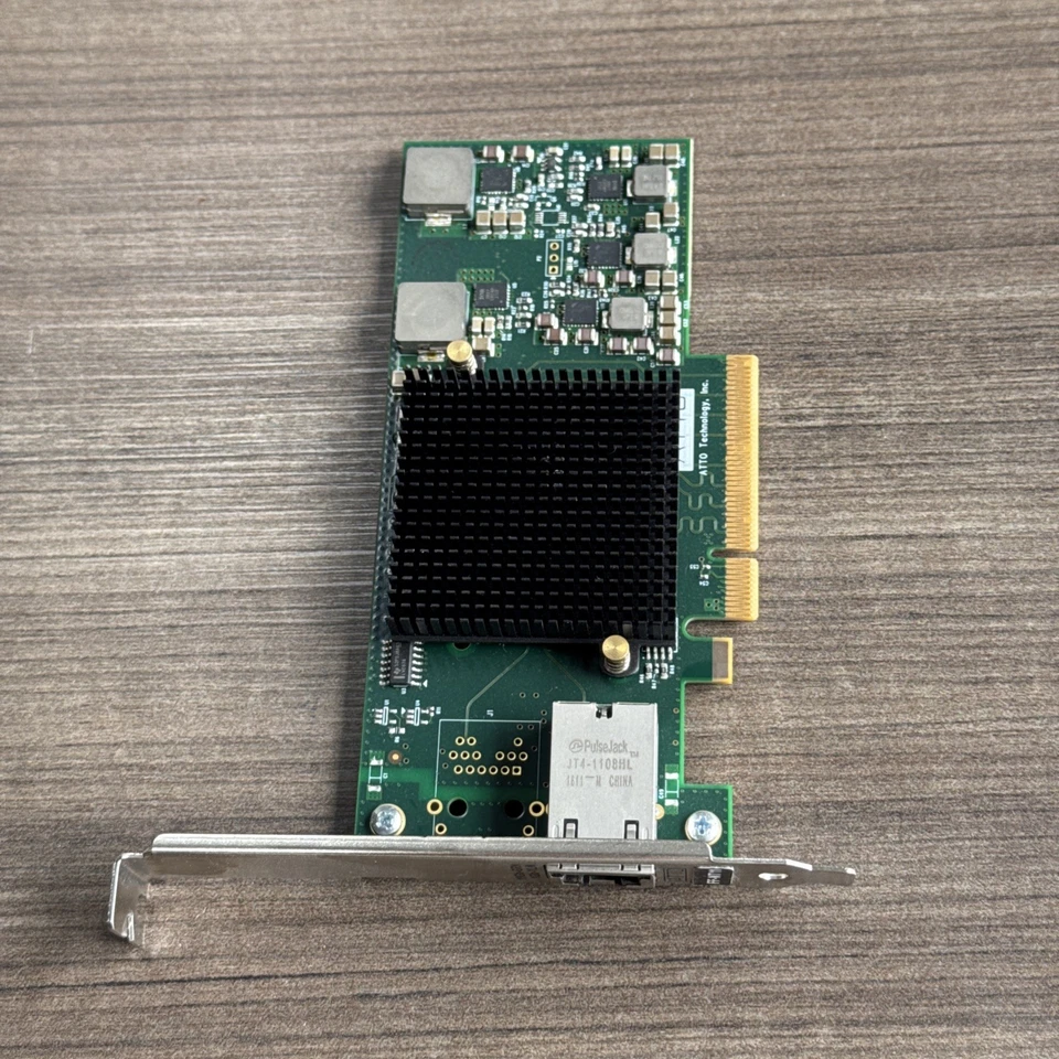ATTO Fastframe FF-NT11 1-Port 10 Gigabit Ethernet / 10gbe Network Card - Image 2 of 2