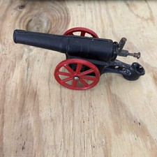 VINTAGE BIG BANG FIELD ARTILLERY CAST IRON TOY CARBIDE CANNON