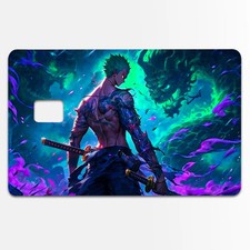 Warrior Dragon Anime Custom Vinyl Credit Card Sticker by CC Wraps