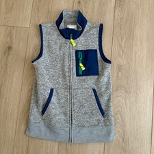 Crewcuts Boys' Gray Fleece Vest Size 8