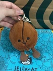 Jellycat Coffee Bean Bag Charm NWT – Christmas Gift Idea - Holiday Sale 2025 🎁