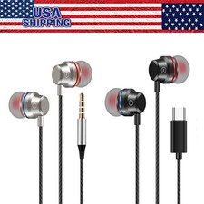 HIFI Bass Stereo Wired Earbuds Headset In-Ear...