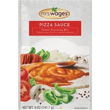 Mrs. Wages 5 Oz. Pizza Sauce Tomato Seasoning Mix W539-J4425 Pack of 12 Mrs.
