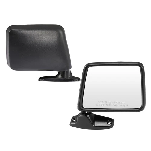 Manual Fold Black LH+RH Side Mirrors for 1983-1992 Ford RANGER BRONCO II