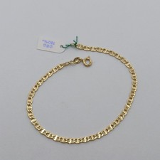 BRACCIALE DA UOMO A MAGLIA GRUMETTA IN ORO GIALLO 18KT 3,05 GRAMMI (8471)
