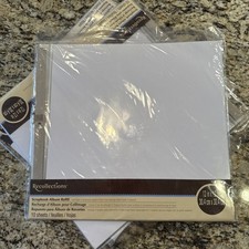 RECOLLECTIONS Scrapbook Album Refill Pages 12" x 12" 10 Clear Sheets