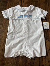 Petit Ami Train One Piece Romper Outfit Summer 3 Months Baby Boys 3mo New W Tags