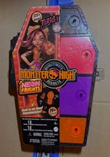 Monster High- TORALEI -Skulltimate Secrets -Neon Frights- Mattel Doll Sealed
